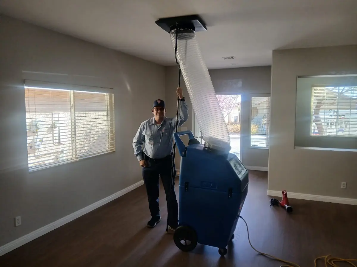 Professional Dryer Vent Cleaning work inside a Minneola home